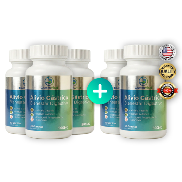 Paquete 5 botes [ Alivio Gástrico]